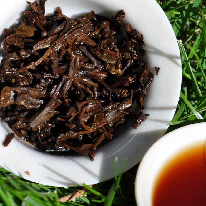 2014 Three Cranes 45007 Recipe Traditional Liu Bao Hei Cha of Guangxi | Yunnan Sourcing Tea Shop