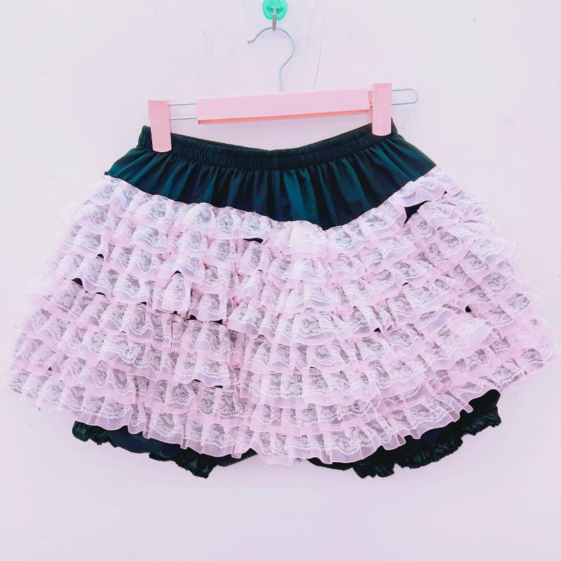Bowknot v neck ruffle skull applique cami mini dress | Pastel Goth | Festival Outfits Women