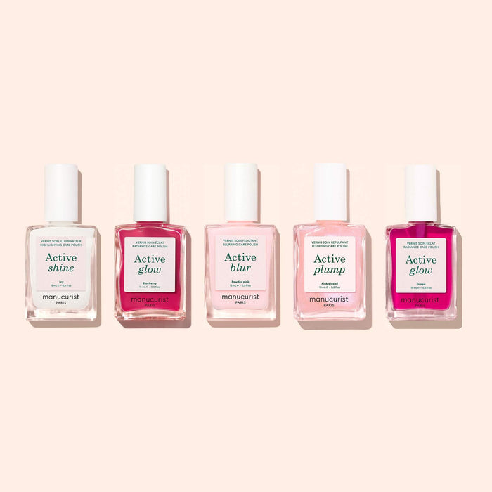 Rainbow Shine Icy + Blur + Plump Pink + Blueberry + Grape