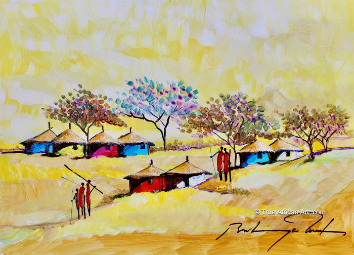 Martin Bulinya | Kenya | βB-581" | Original | True African Art .com