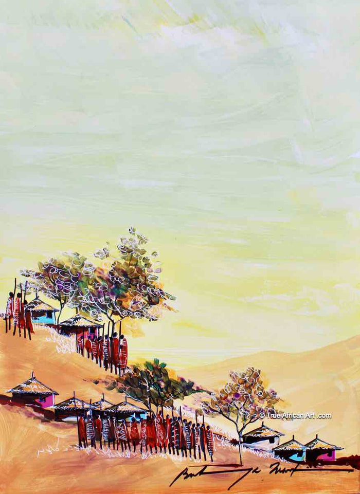 Martin Bulinya | Kenya | βB-625β | Original | True African Art .com