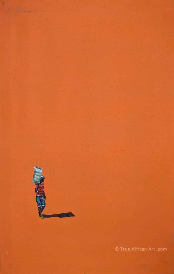 Seleman Kubwimana | Rwanda | Inside the Color - 4 | Hand Painted | True African Art .com