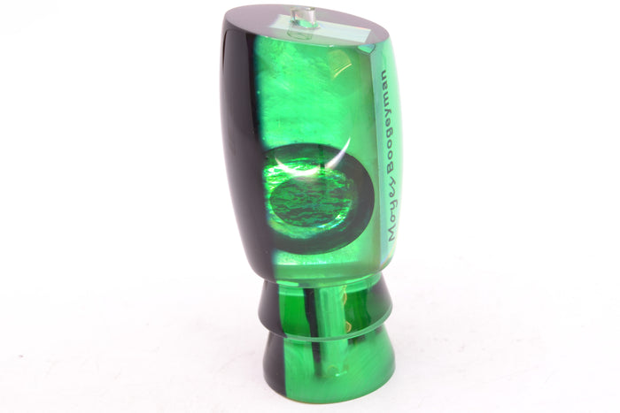 Moyes Lures Green MOP Black Back Taxi Eyes Boogeyman 12" 4oz