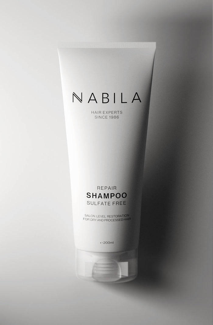 NABILA Repair Shampoo SULFATE-FREE For Dry, Damaged, & Curly Hair - 200ml