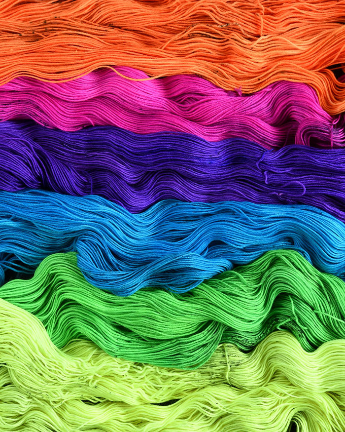 Destination Yarn fingering weight yarn Neon Spring Tonal FULL SKEIN SET