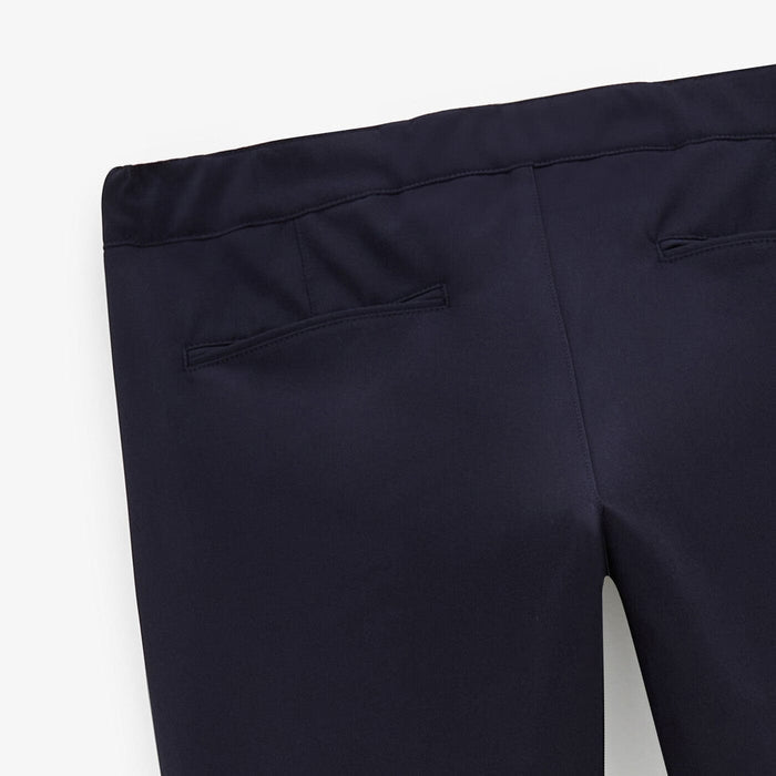 Pantalon stretch avec taille élastique bleu foncé