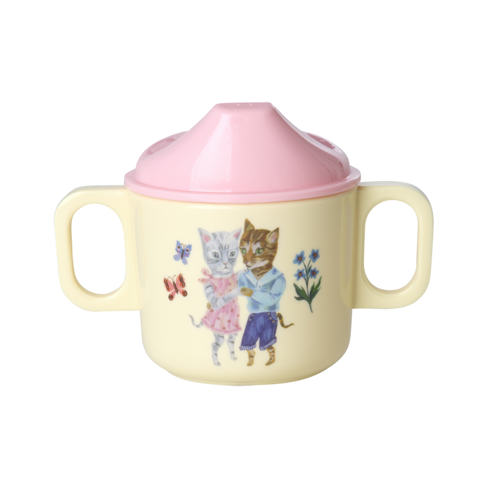 Two Handle Cup with Nathalie Lete Pink Print