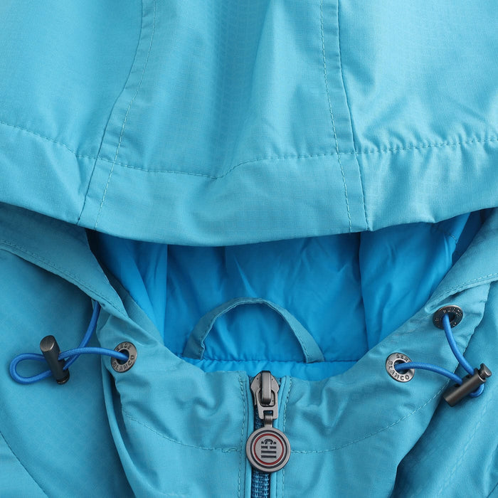 Veste déperlante Doron turquoise homme serge blanco