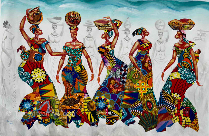 Richard Fosu | Ghana | We are Beautiful | Original | True African Art .com