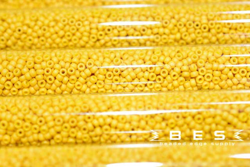 11/0 Frosted Mustard F400i JSB