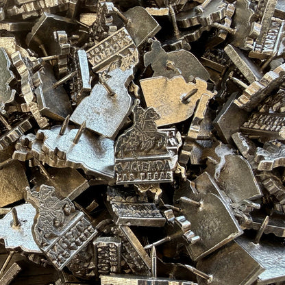 120 Metal HACIENDA HOTEL Las Vegas Tie Tacks