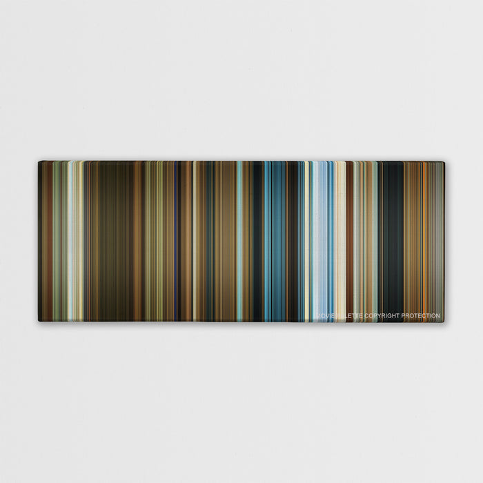 1408 color palette canvas print: thousands of thin vertical stripes of color