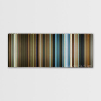 1408 color palette canvas print: thousands of thin vertical stripes of color