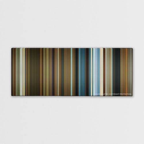1408 color palette canvas print: thousands of thin vertical stripes of color