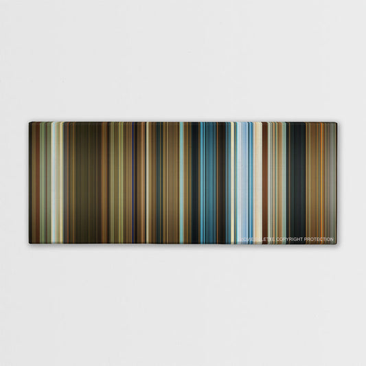 1408 color palette canvas print: thousands of thin vertical stripes of color