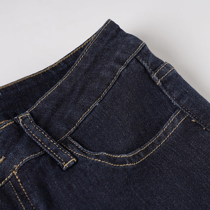Low rise pocket zip-up jeans  | Festival Outfits Women
