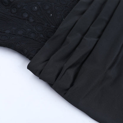 Self tie pleated backless solid tube mini dress  | Festival Outfits Women
