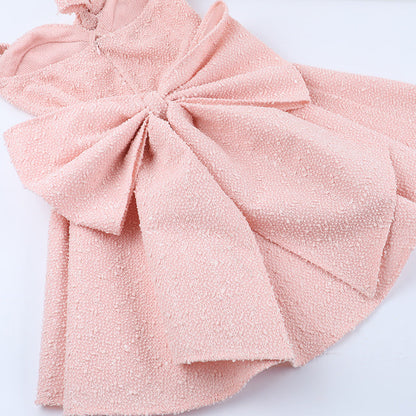 Self tie halter bowknot zip-up v neck mini dress  | Festival Outfits Women
