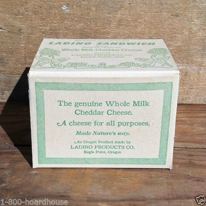 LADINO SANDWICH Cheddar Cheese Box 1910