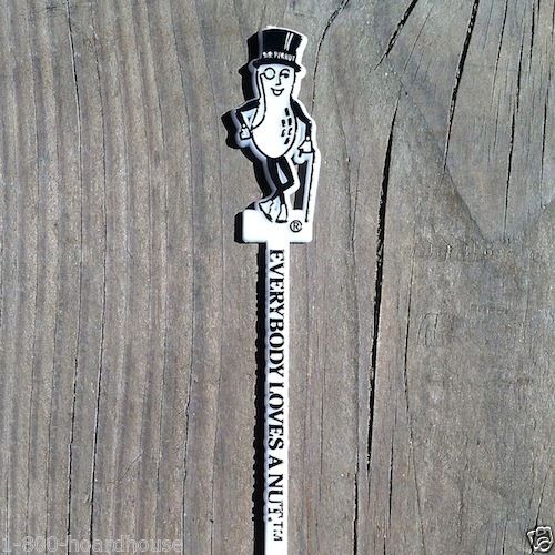 MR. PEANUT Swizzle Drink Stick 1950s