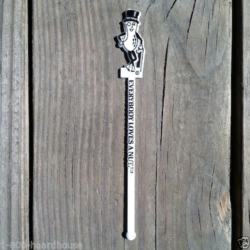 MR. PEANUT Swizzle Drink Stick 1950s