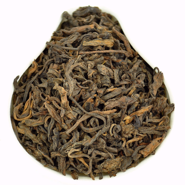 8 Years Aged "Mang Fei Mountain" Ripe Loose Leaf Pu-erh Tea | Yunnan Sourcing Tea Shop