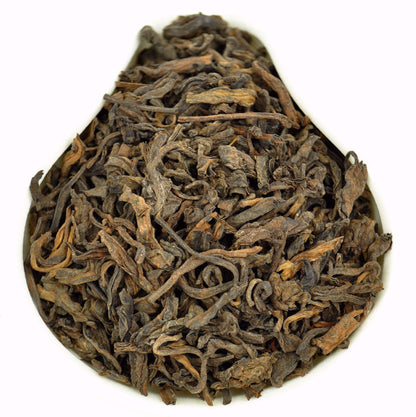8 Years Aged "Mang Fei Mountain" Ripe Loose Leaf Pu-erh Tea | Yunnan Sourcing Tea Shop