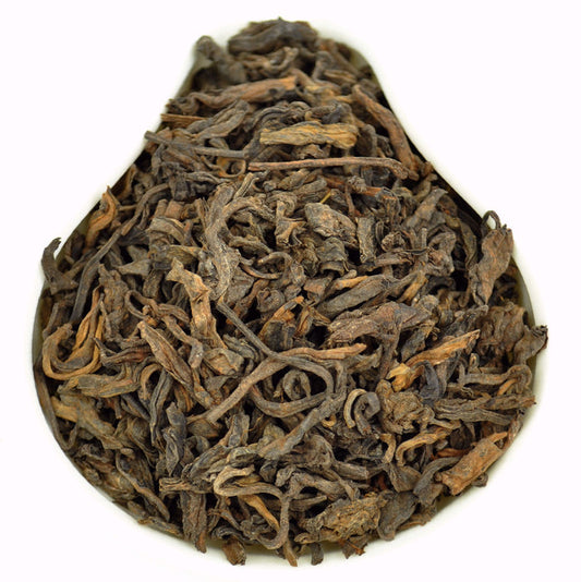 8 Years Aged "Mang Fei Mountain" Ripe Loose Leaf Pu-erh Tea | Yunnan Sourcing Tea Shop