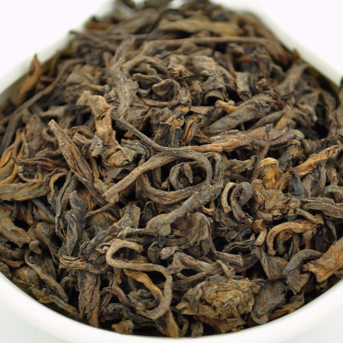 8 Years Aged "Mang Fei Mountain" Ripe Loose Leaf Pu-erh Tea | Yunnan Sourcing Tea Shop