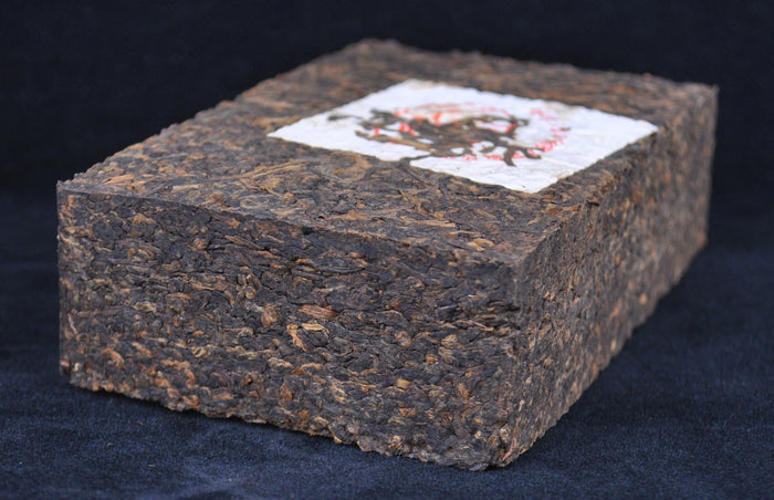 2012 Yi Shan Jing Gu Gong Ting Ripe Pu-erh Tea Brick