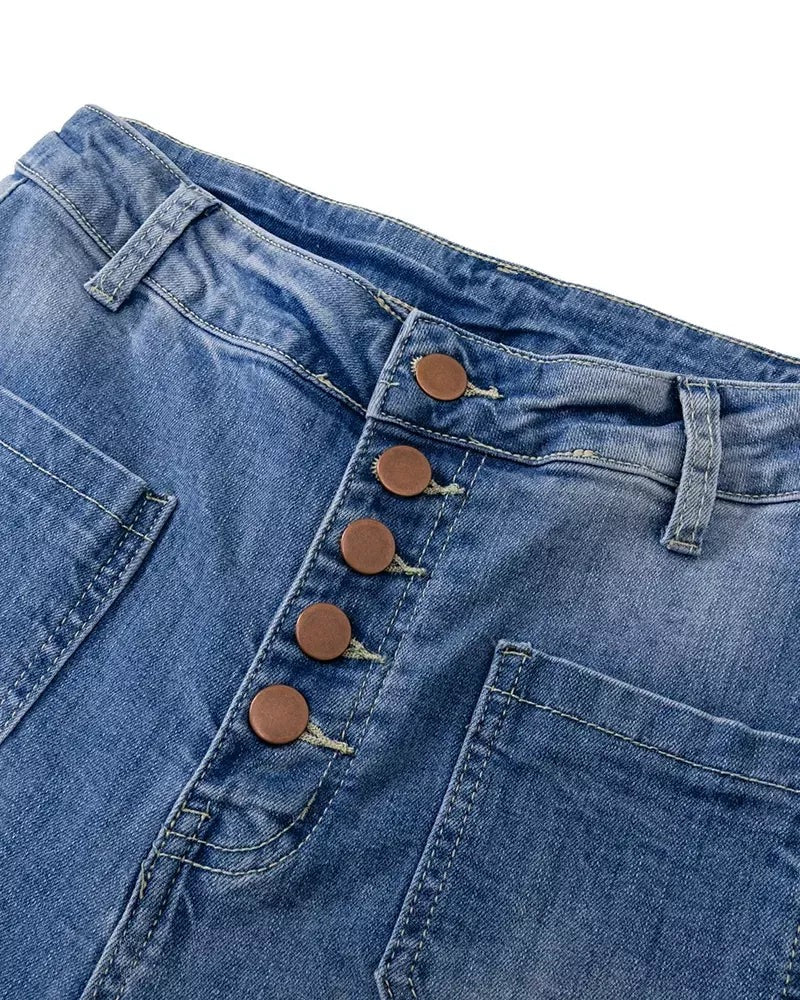 Women's Stretchy High-waisted Bootcut Flare Jeans | Great for Everyday Wear