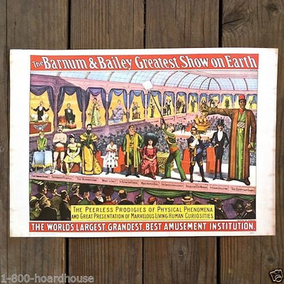 BARNUM & BAILEY World Museum Posters Collection 1960s