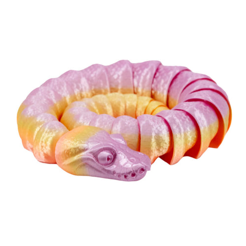 Pastel 3D Printed Snake