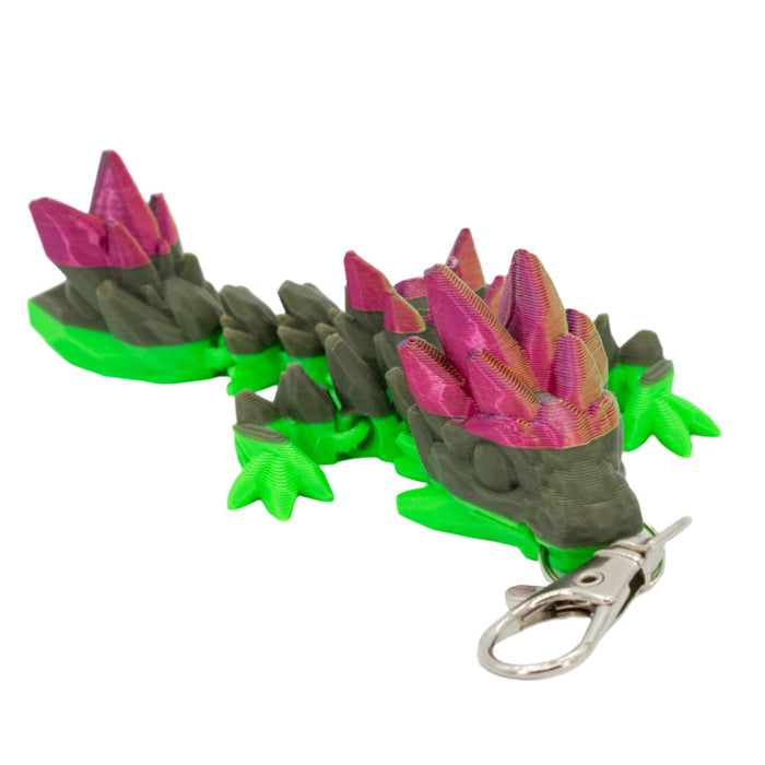 Green & Chrome W/ Gemstone Horns