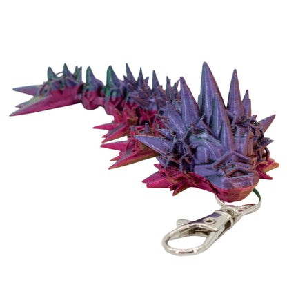 Spiky Rainbow Chrome Dragon