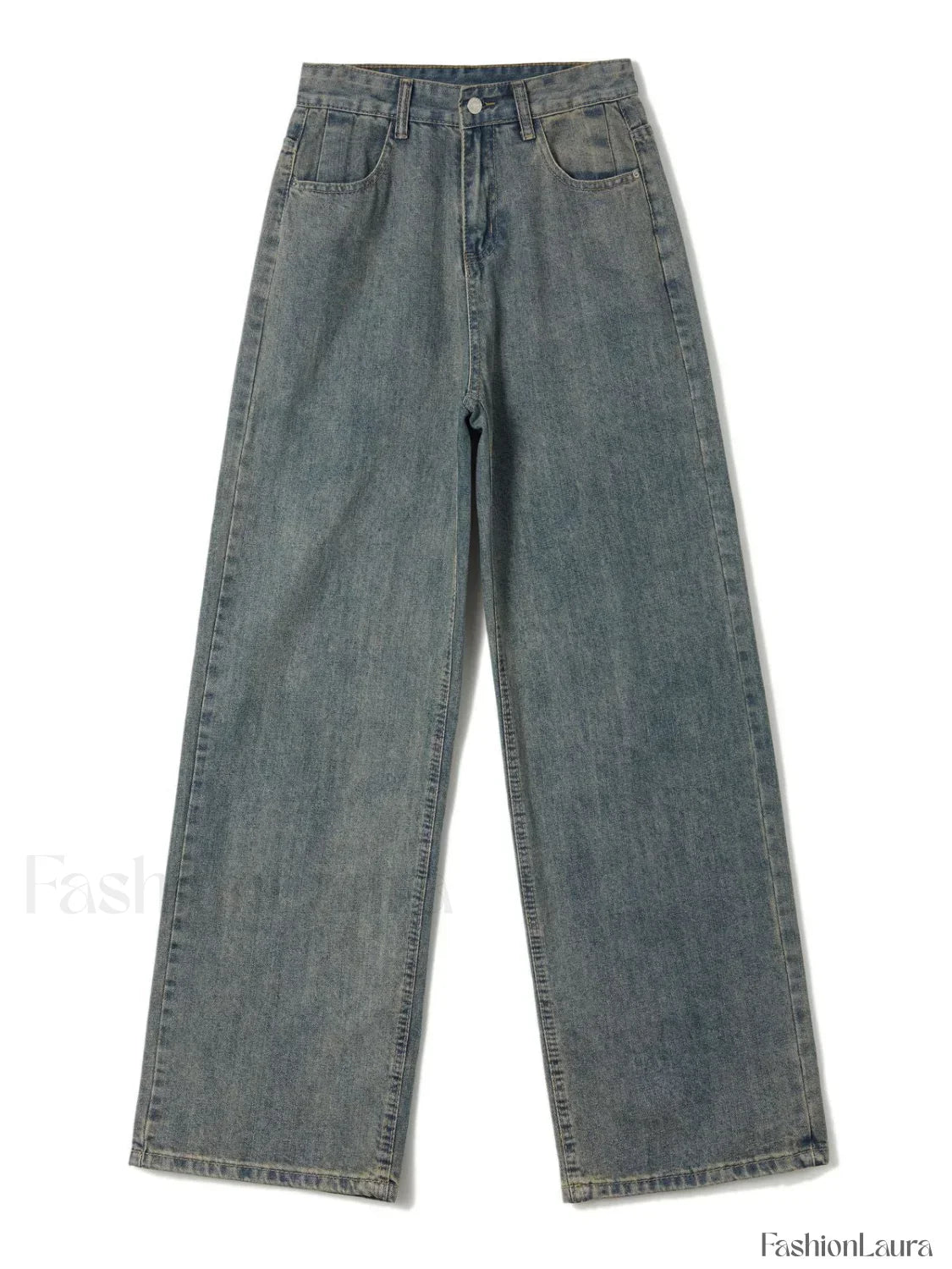 90s Washed High Waist Boyfriend Jeans