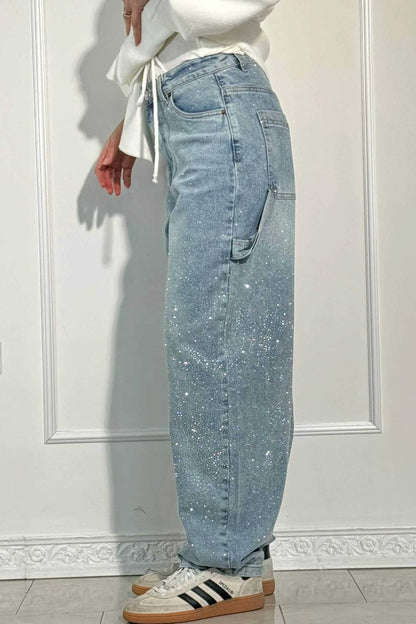 Balloon Carpenter Shine Denim Jeans