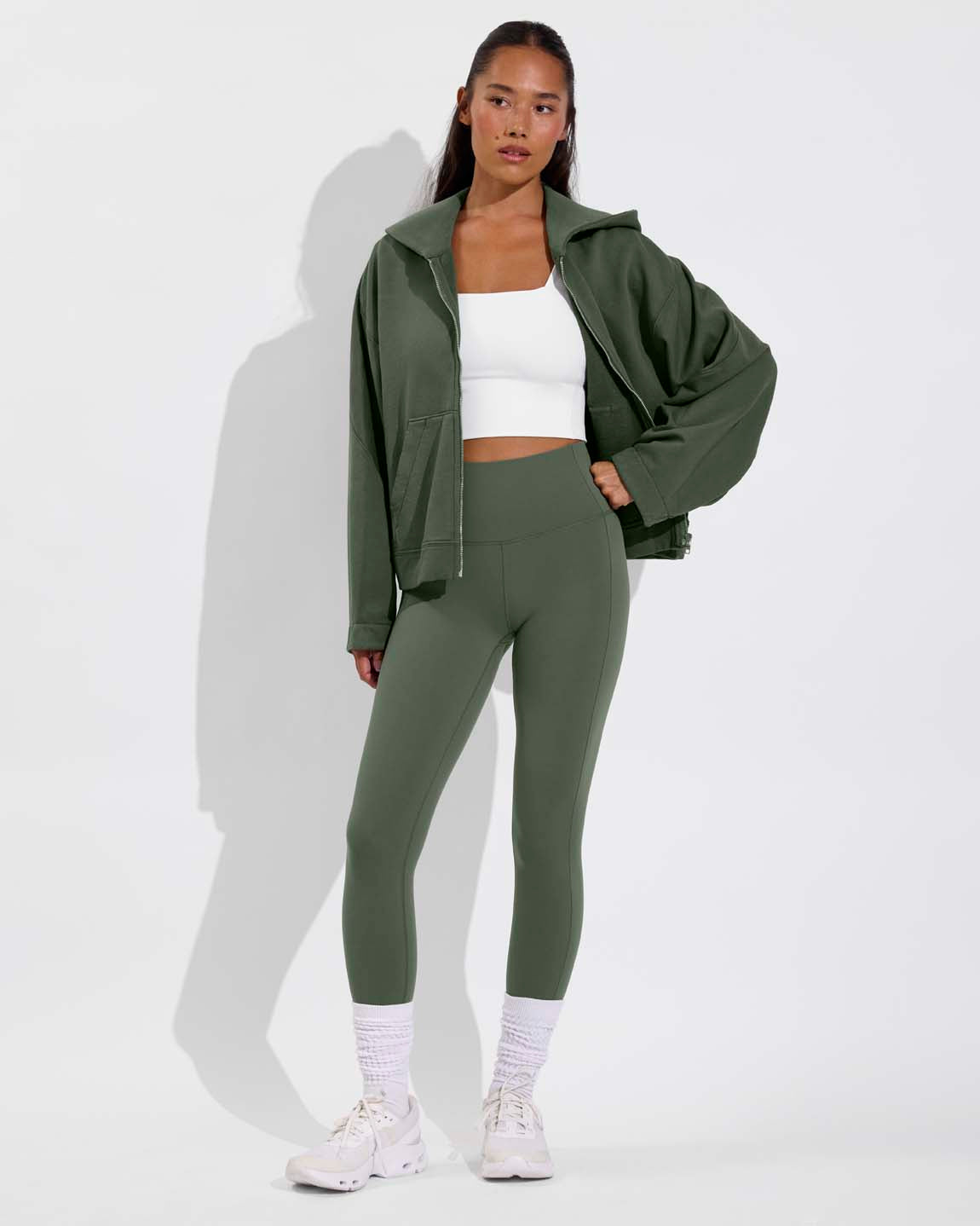 Beach Side Hoodie - Agave