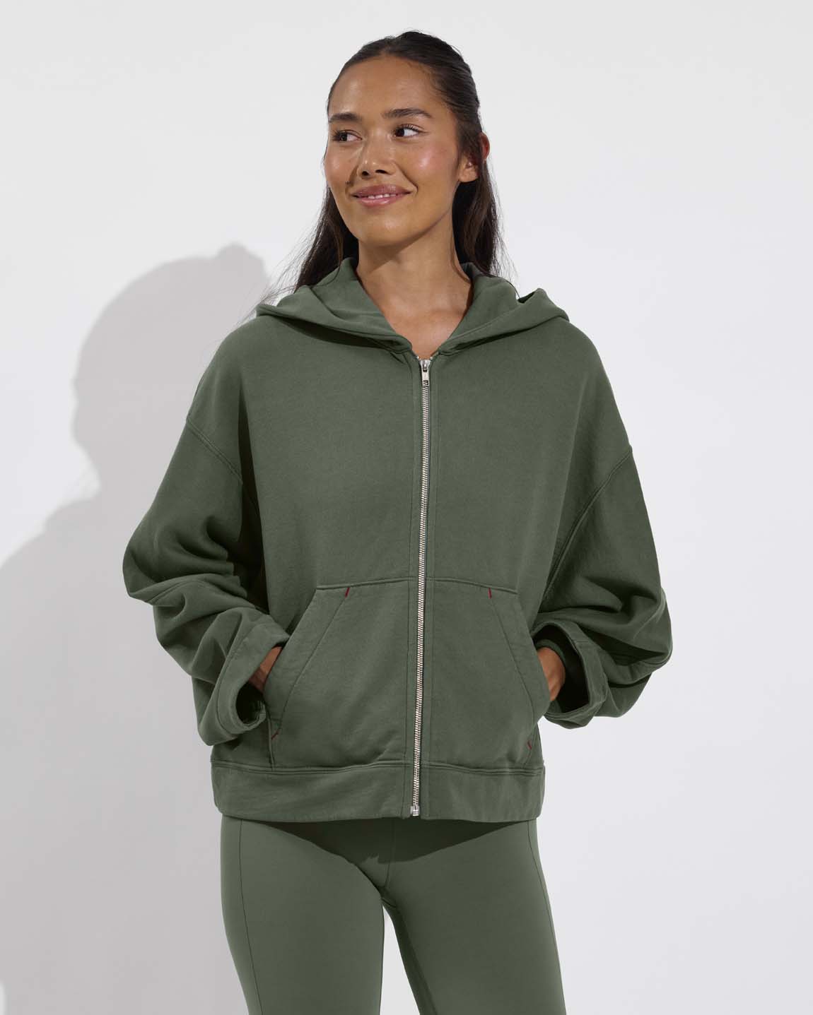 Beach Side Hoodie - Agave