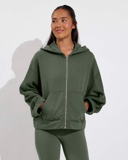 Beach Side Hoodie - Agave