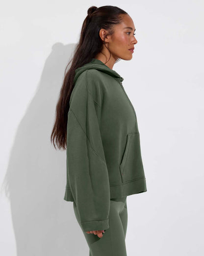 Beach Side Hoodie - Agave