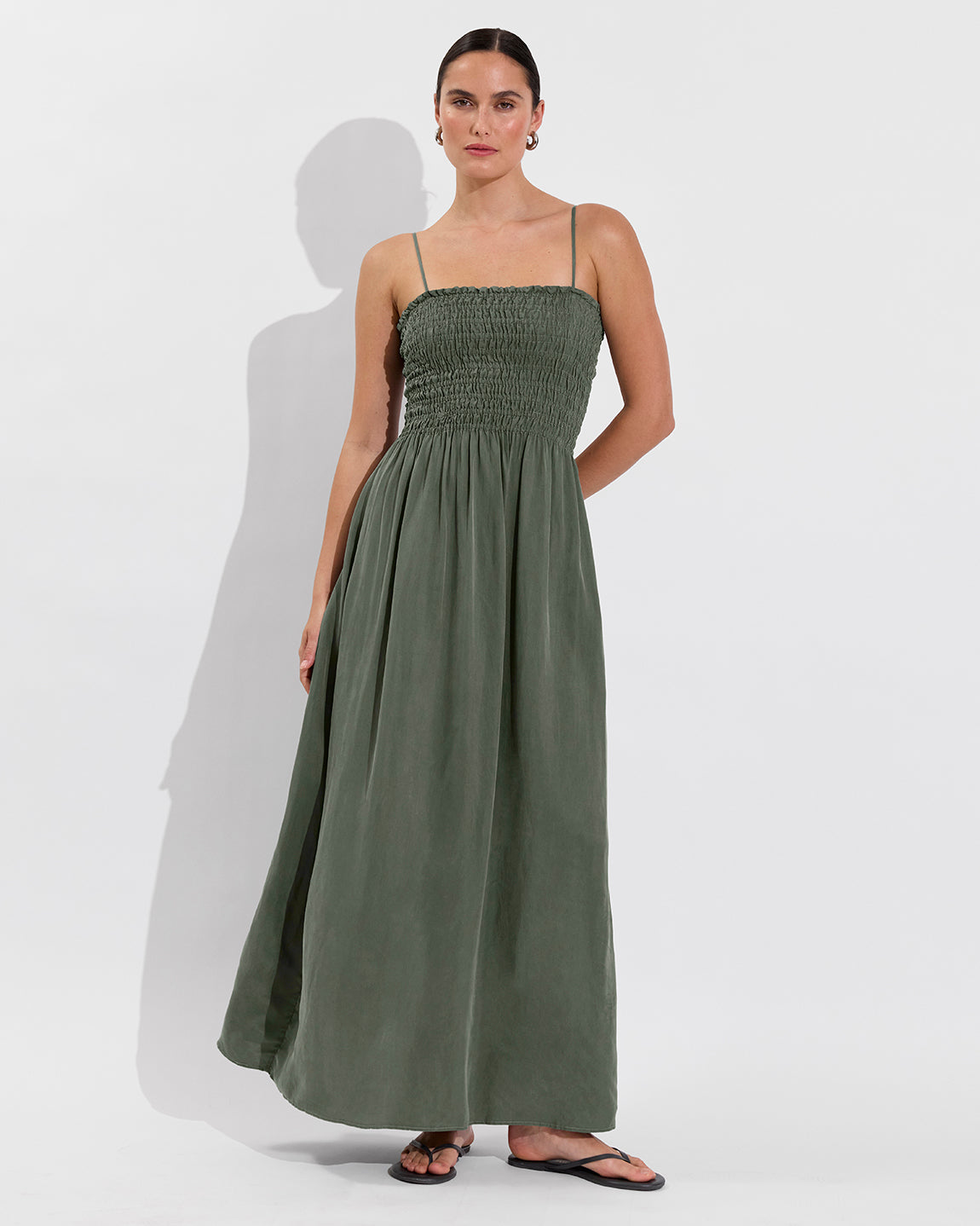 Cabana Maxi Dress - Agave