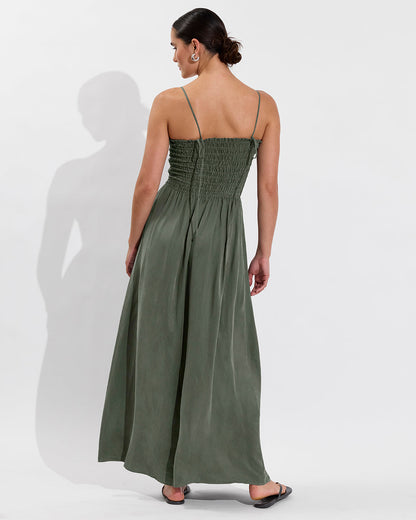 Cabana Maxi Dress - Agave
