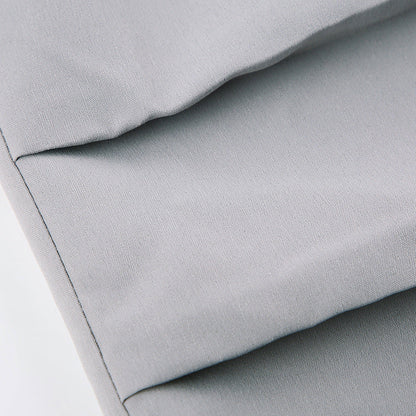 Washed Gray Baggy Cargo Jeans