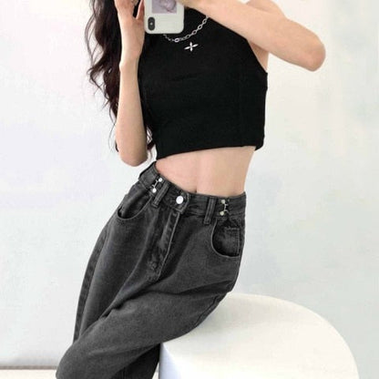 Women's Trendy Wide Leg High Waist Jeans | Great for All Seasons