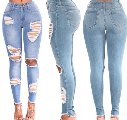 Women's Slim-Fit Ripped Denim Jeans | Great for Everyday Wear