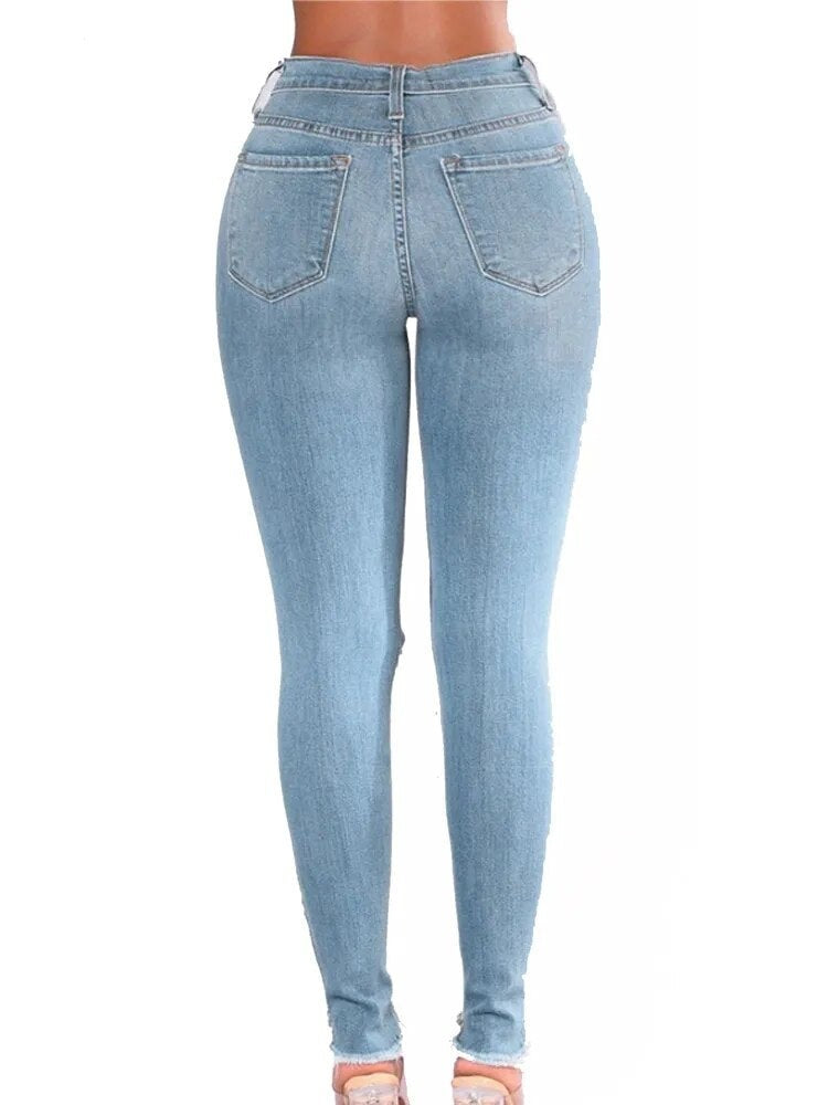 Women's Slim-Fit Ripped Denim Jeans | Great for Everyday Wear