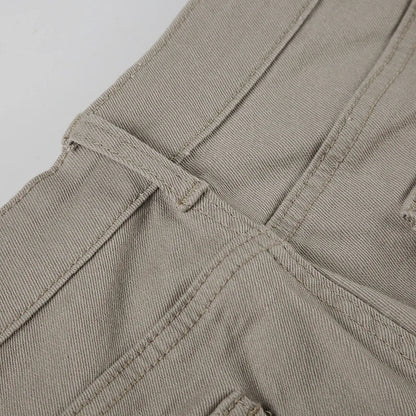 Slim Fit Simple Flared Pants Women High Fashion Causal England Style All-Match Basic Jeans Classical Clothing