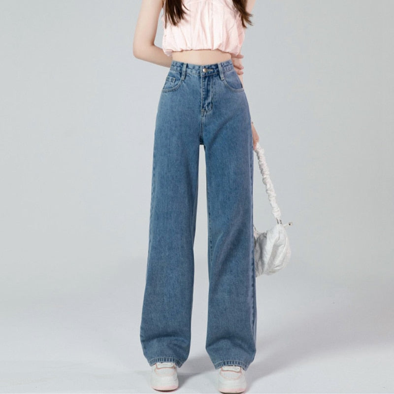 Women's Trendy Wide Leg High Waist Jeans | Great for All Seasons