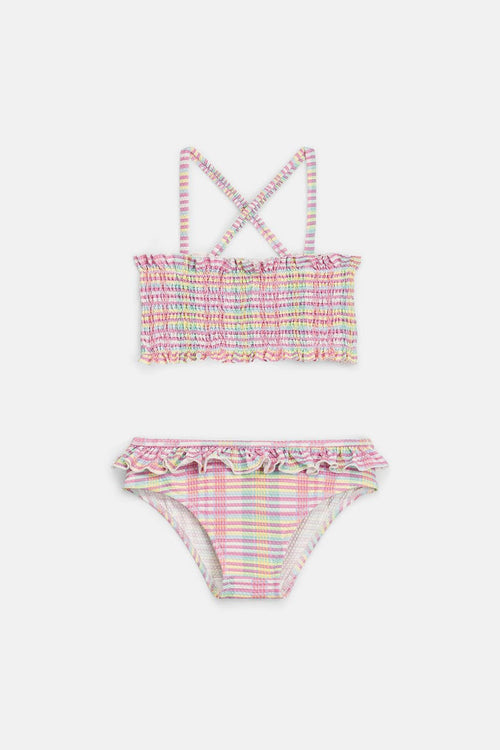 Akane Bikini Set in Pink Island Checks